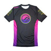BJJ No Gi training kit featuring Shoyoroll Malibu rash guard and shorts